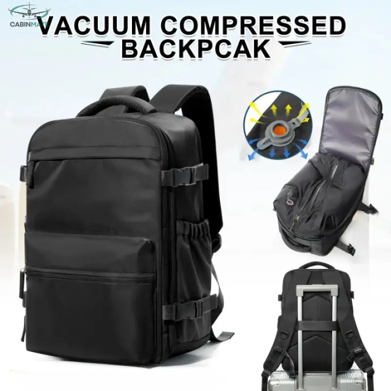 Cabine Sac à Dos de Voyage pour Avion Noir