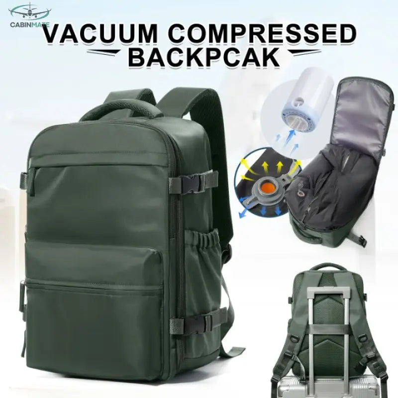 Cabine Sac à Dos de Voyage pour Avion Vert