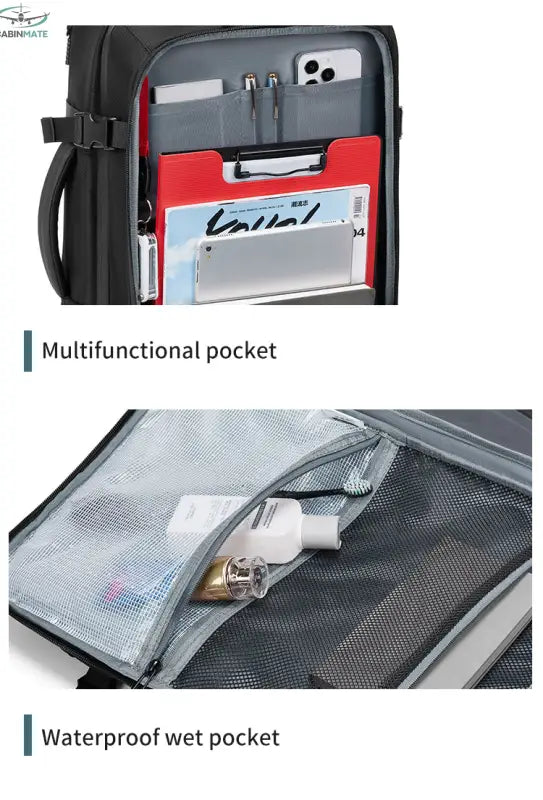 Format Sac à Dos Airline Noir