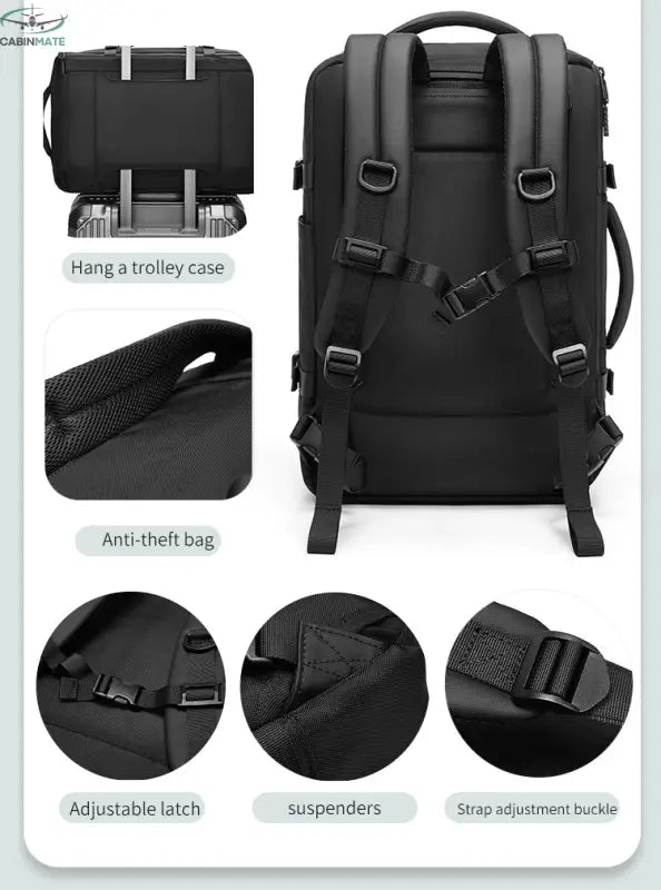 Format Sac à Dos Airline Noir