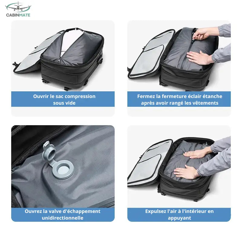 Sac à Dos Cabine Avion - Format Pratique