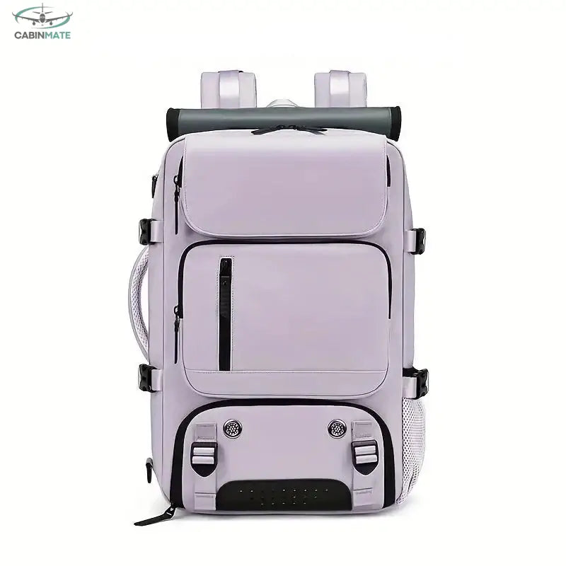 Sac à dos cabine étanche 46x30x16 - Résistant aux intempéries Mauve