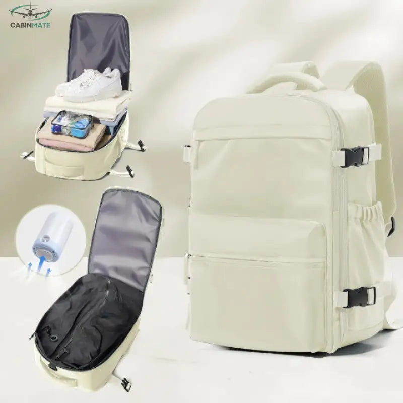 Sac de Voyage à Dos Prestige Beige