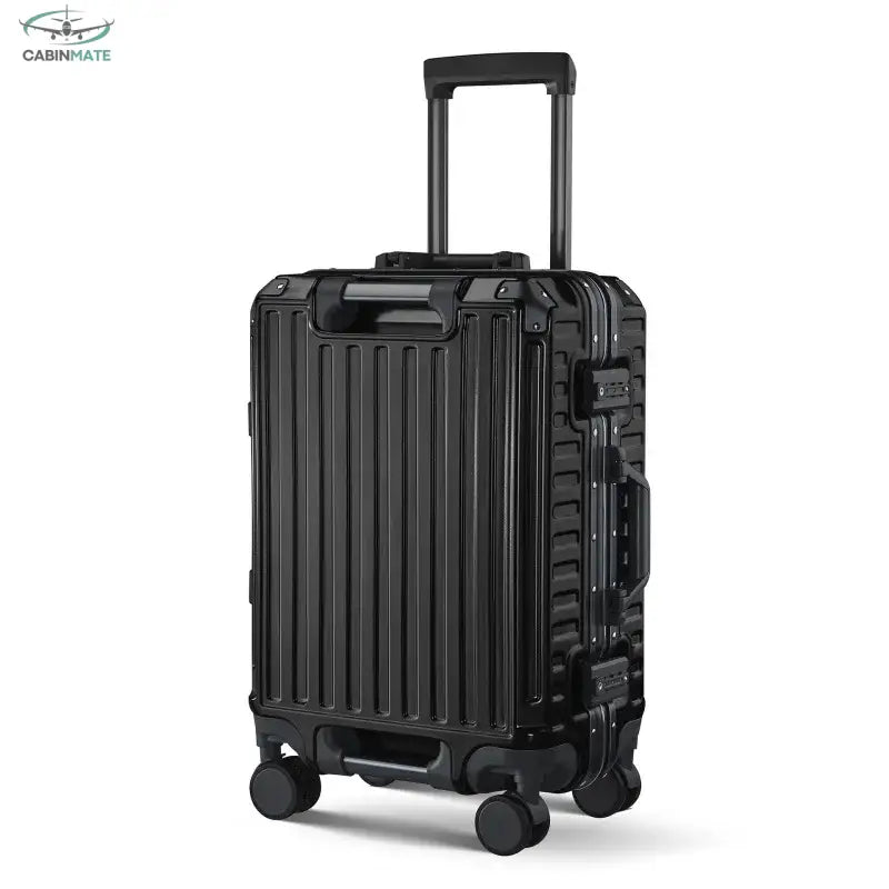 Valise Cabine Rigide 55x35x25 - Voyager en toute élégance Noir