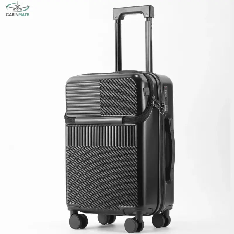 Valise Cabine Taille 55x35x25 - Voyager avec Style Noir