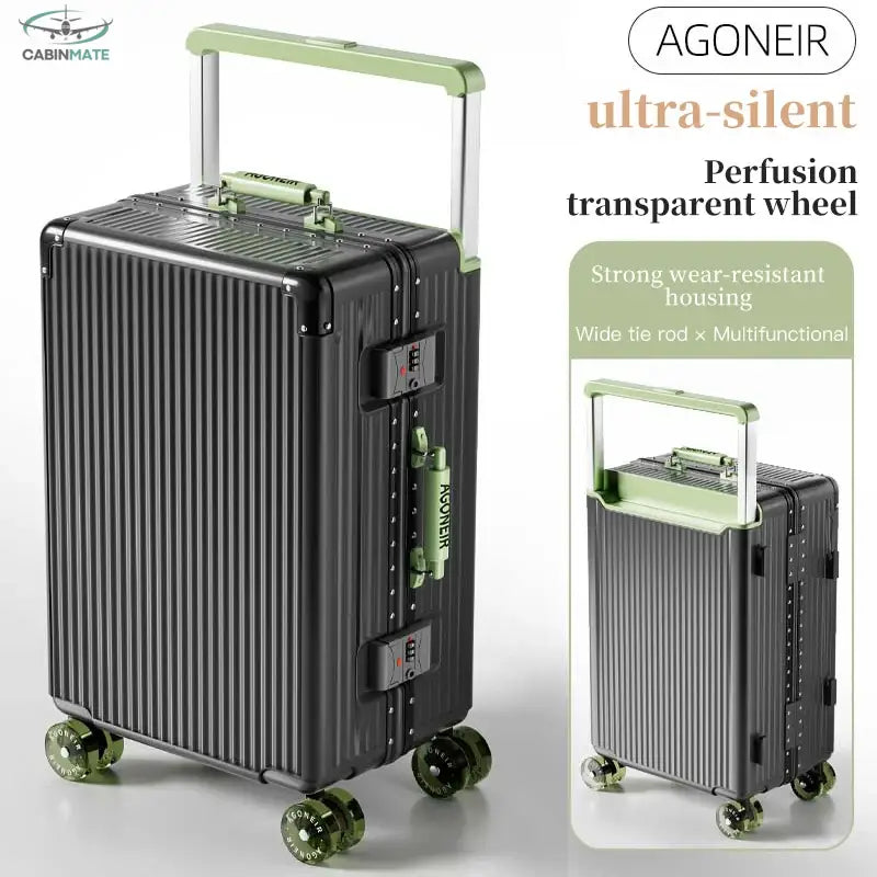 Valise de Cabine 55x35x25 - Voyagez léger et stylé Noir
