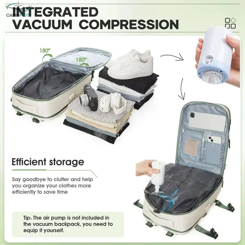 Airbag Sac à Dos Sous Vide SmartPack Beige