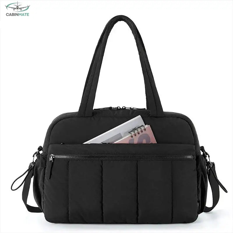 Bagage à Main 40x30x20 - Voyageur Pratique Noir
