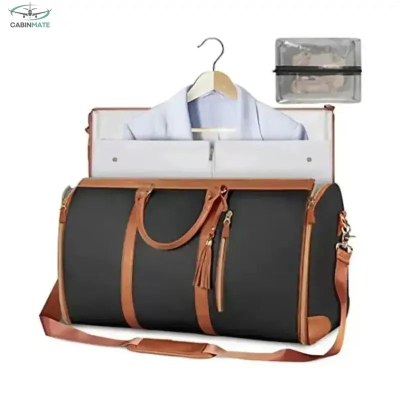 Cabas de Voyage en Bagage Cabine Marron