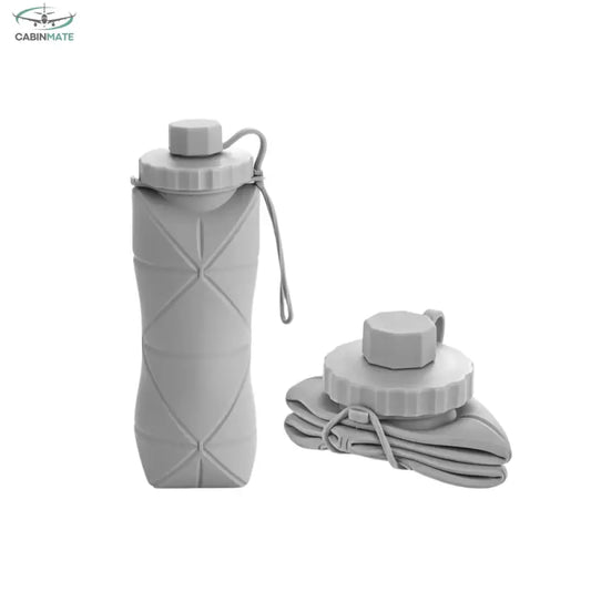 Gourde pliable Gris / 600 ml