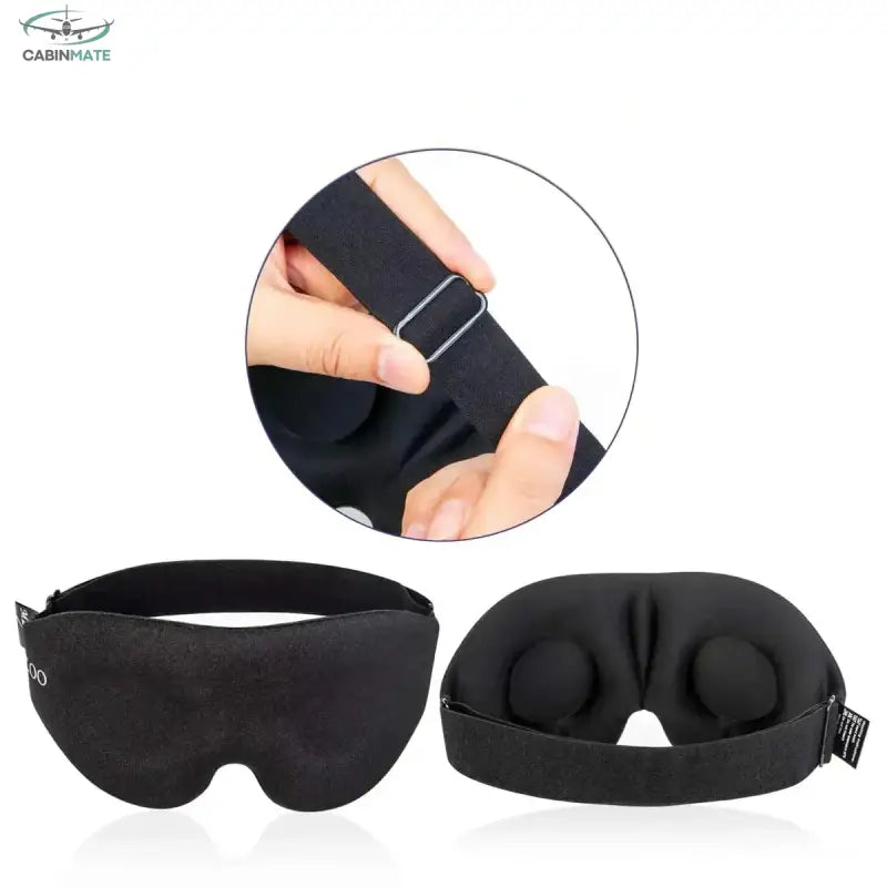 Masque de nuit du sommeil optimal Noir