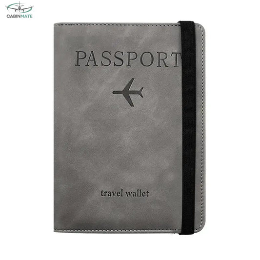 Protège passport sécurité RFID Gris