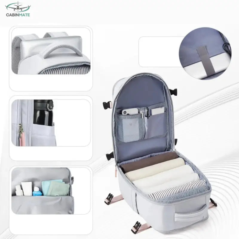 Sac à Dos Cabine Avion Compact - 40x20x25