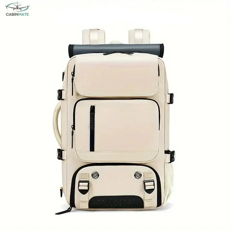 Sac à dos cabine étanche 46x30x16 - Résistant aux intempéries Beige