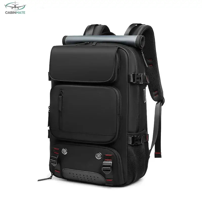 Sac à dos cabine étanche 46x30x16 - Résistant aux intempéries Noir