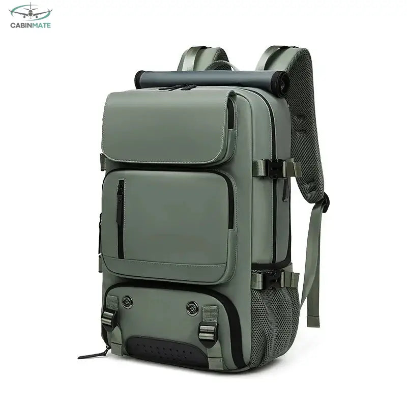 Sac à dos cabine étanche 46x30x16 - Résistant aux intempéries Vert