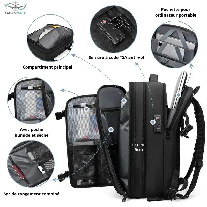 Sac À Dos De Voyage Compression Sous Vide