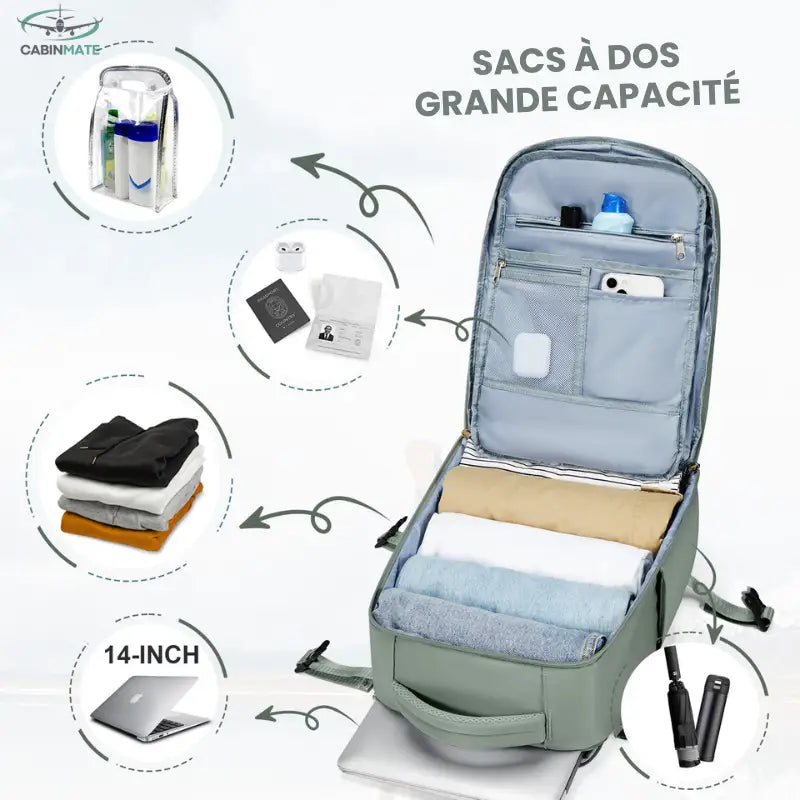 Sac de cabine 40x20x25