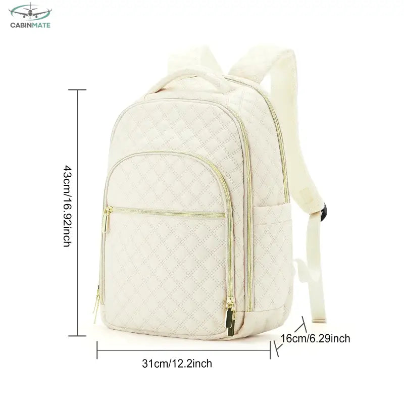 Sac de Voyage Cabine 40x30x20 - Collection Voyageur Beige