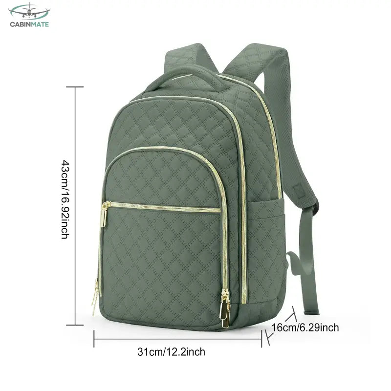 Sac de Voyage Cabine 40x30x20 - Collection Voyageur Vert