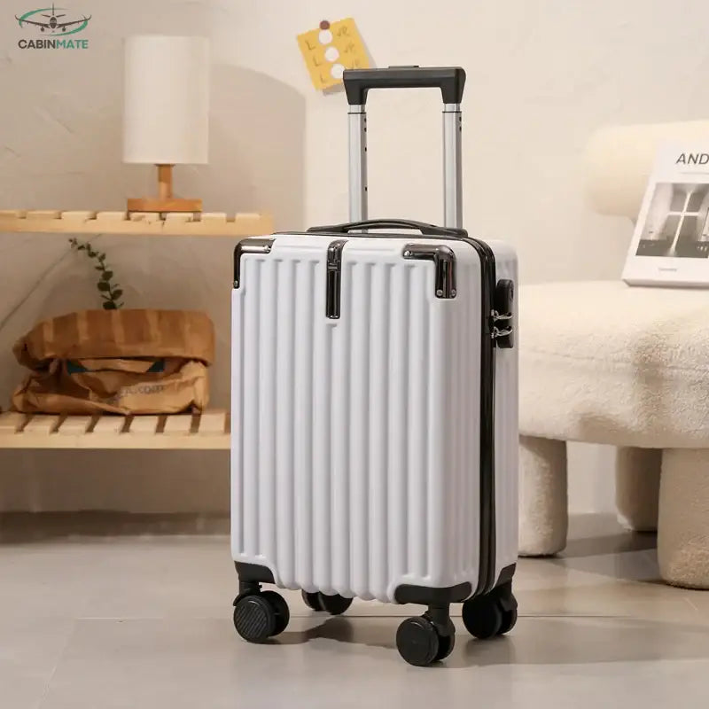 Valise Cabin Max - Bagage Cabine 55x40x20 Blanc