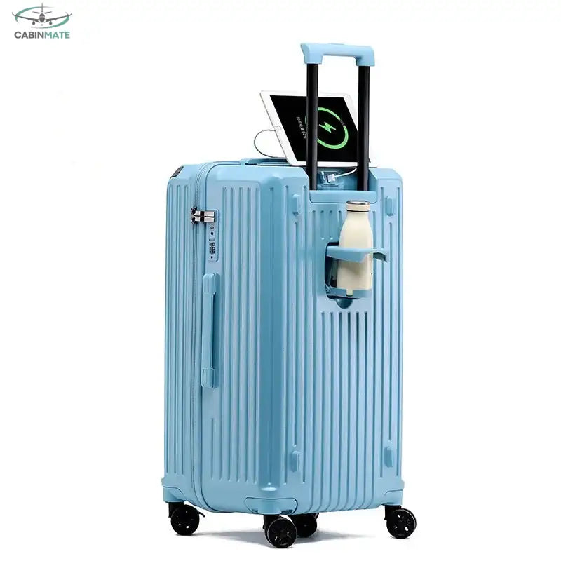 Valise Cabine à Roulettes Bleu / 20 pouces