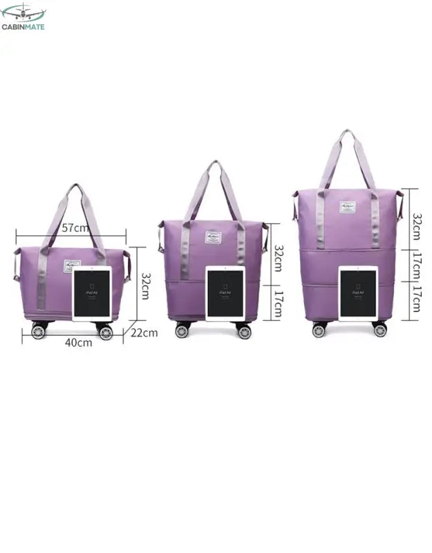 Valise Cabine en Tissu de Qualité