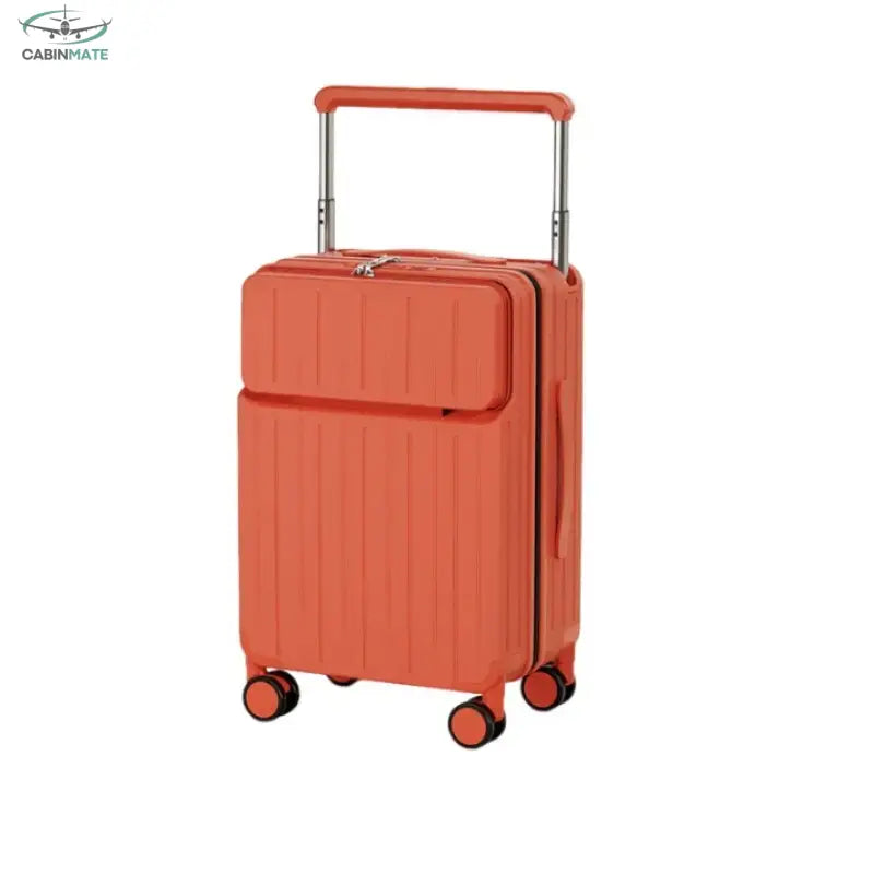 Valise Cabine pour Femme Chic Orange / 20 pouces